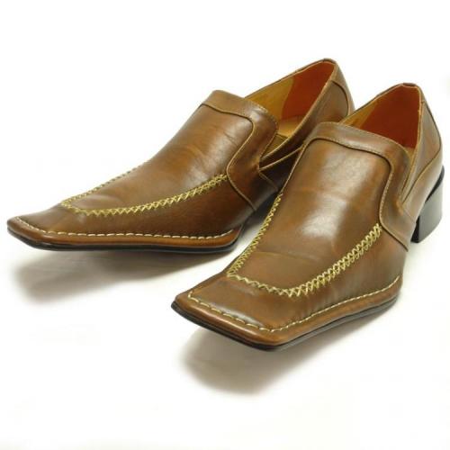Fiesso Almond Genuine Leather Loafer Shoes FI6079